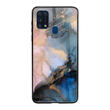 Marble Ink Abstract Samsung Galaxy M31 Glass Back Cover Online