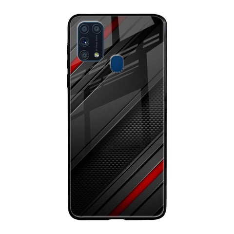 Modern Abstract Samsung Galaxy M31 Glass Back Cover Online