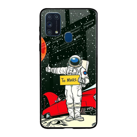 Astronaut on Mars Samsung Galaxy M31 Glass Back Cover Online