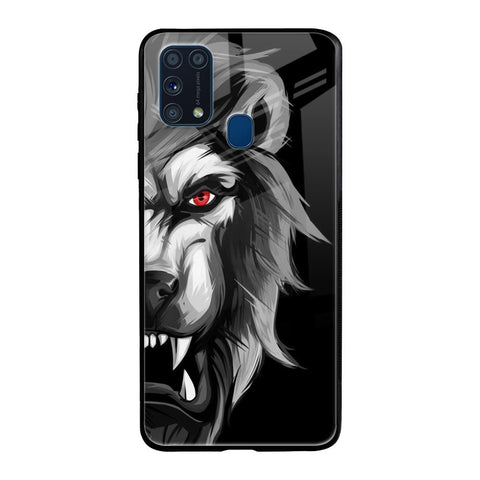 Wild Lion Samsung Galaxy M31 Glass Back Cover Online