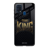 True King Samsung Galaxy M31 Glass Back Cover Online