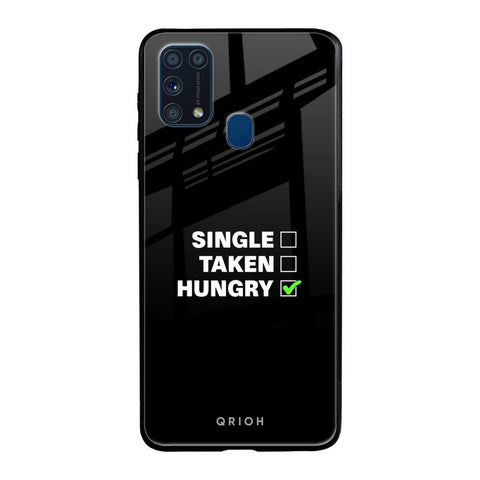 Hungry Samsung Galaxy M31 Glass Back Cover Online