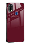 Classic Burgundy Glass Case for Samsung Galaxy A21s