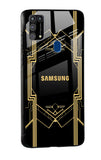 Sacred Logo Glass Case for Samsung Galaxy A21s