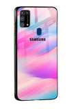 Colorful Waves Glass case for Samsung Galaxy M31s