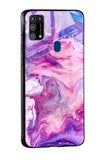 Cosmic Galaxy Glass Case for Samsung Galaxy F41