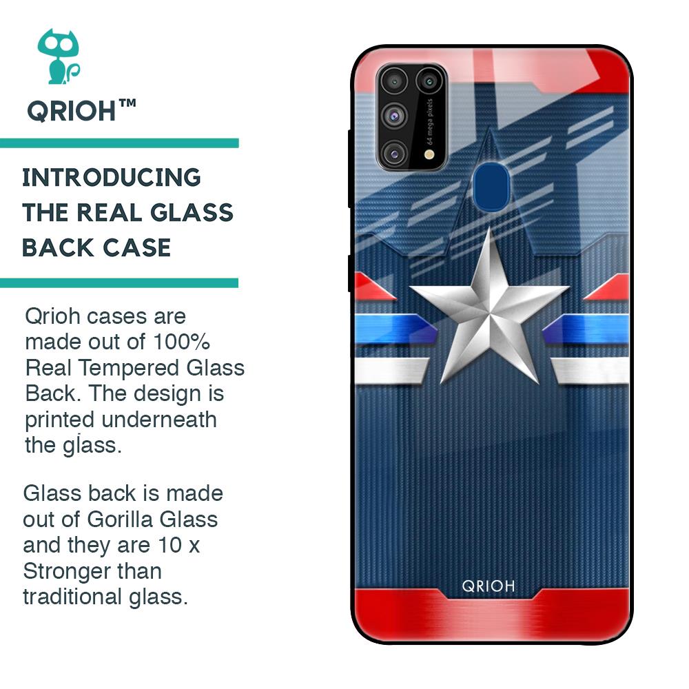 Brave Hero Glass Case for Samsung Galaxy M31
