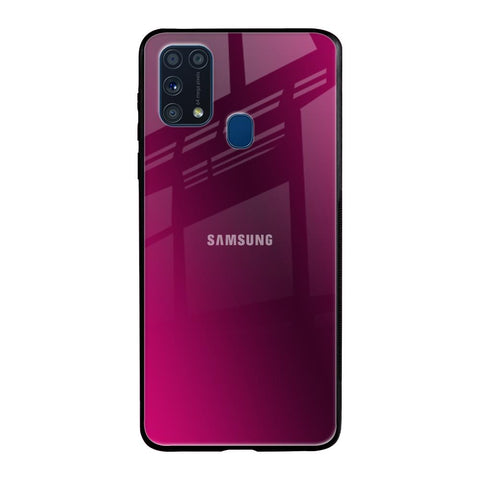 Pink Burst Samsung Galaxy M31 Glass Back Cover Online