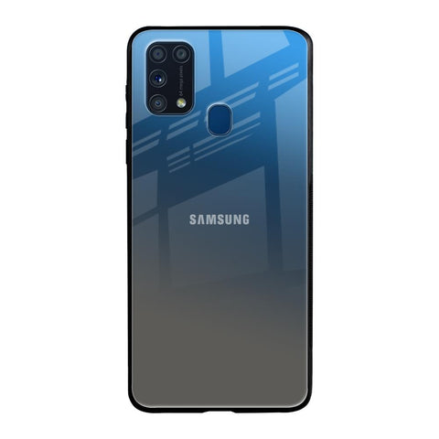 Blue Grey Ombre Samsung Galaxy M31 Glass Back Cover Online