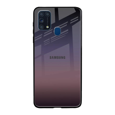 Grey Ombre Samsung Galaxy M31 Glass Back Cover Online