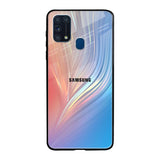 Mystic Aurora Samsung Galaxy M31 Glass Back Cover Online