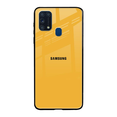 Fluorescent Yellow Samsung Galaxy M31 Glass Back Cover Online