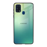 Dusty Green Samsung Galaxy M31 Glass Back Cover Online