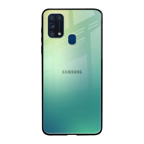 Dusty Green Samsung Galaxy M31 Glass Back Cover Online