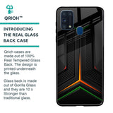 Modern Ultra Chevron Glass Case for Samsung Galaxy M31