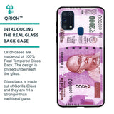 Stock Out Currency Glass Case for Samsung Galaxy M31