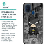 Cartoon Art Glass Case for Samsung Galaxy M31