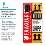 Handle With Care Glass Case for Samsung Galaxy M31