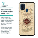 Magical Map Glass Case for Samsung Galaxy M31