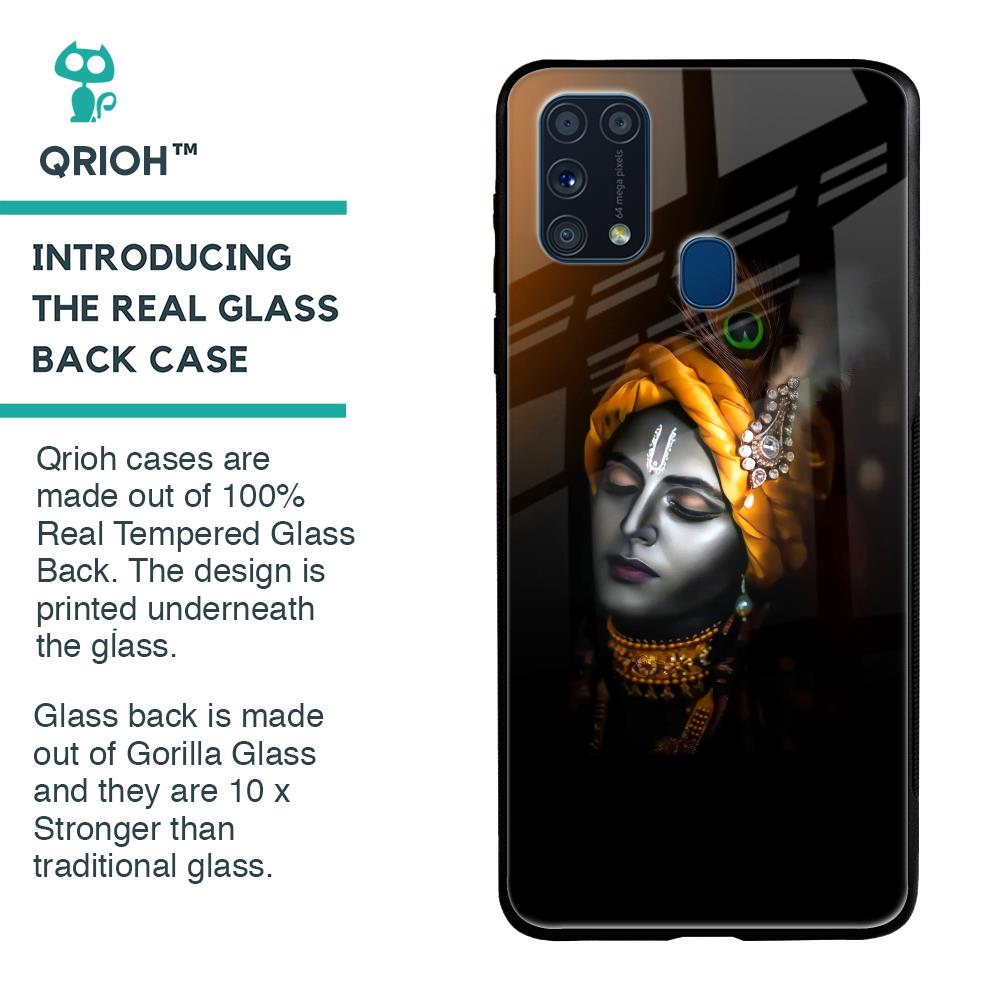 Ombre Krishna Glass Case for Samsung Galaxy M31