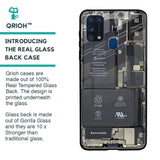 Skeleton Inside Glass Case for Samsung Galaxy M31