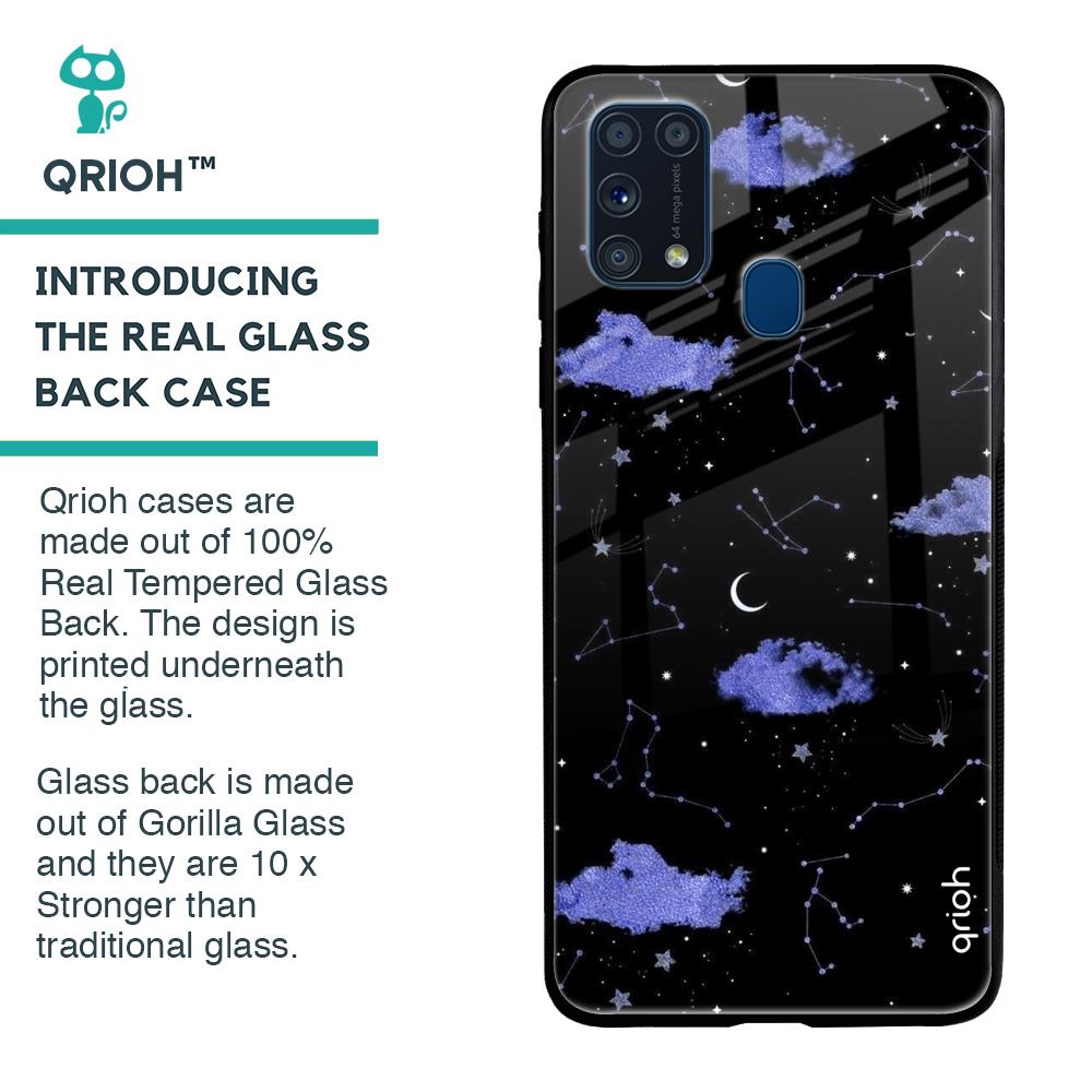 Constellations Glass Case for Samsung Galaxy M31