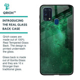 Emerald Firefly Glass Case For Samsung Galaxy M31