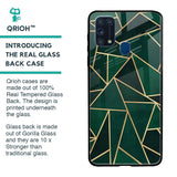 Abstract Green Glass Case For Samsung Galaxy M31