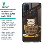 Tea With Kitty Glass Case For Samsung Galaxy M31
