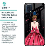 Fashion Princess Glass Case for Samsung Galaxy M31