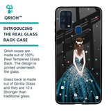 Queen Of Fashion Glass Case for Samsung Galaxy M31