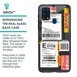 Cool Barcode Label Glass case For Samsung Galaxy M31