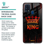 Royal King Glass Case for Samsung Galaxy M31
