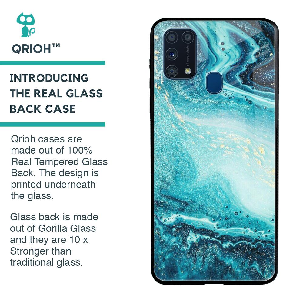 Sea Water Glass case for Samsung Galaxy M31