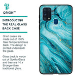 Ocean Marble Glass Case for Samsung Galaxy M31