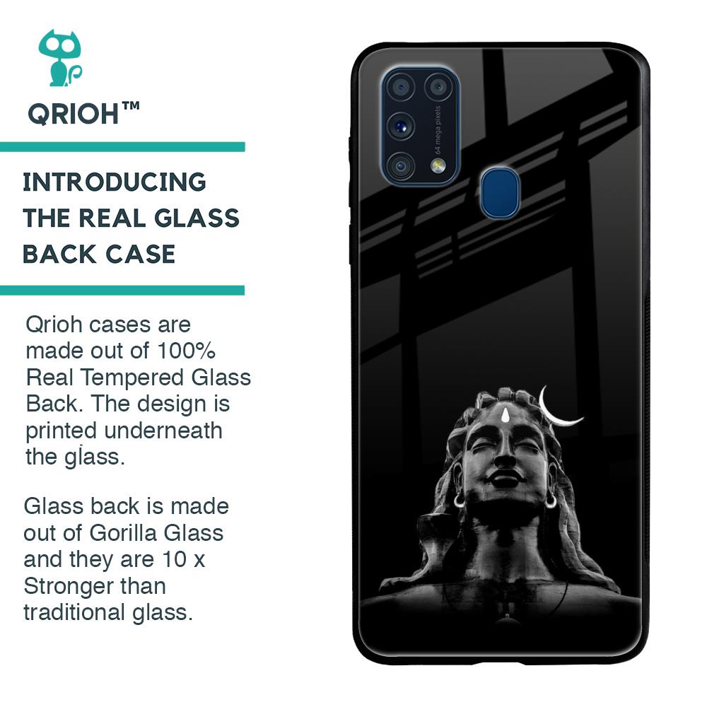 Adiyogi Glass Case for Samsung Galaxy M31