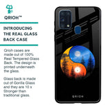 Yin Yang Balance Glass Case for Samsung Galaxy M31