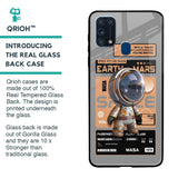 Space Ticket Glass Case for Samsung Galaxy M31