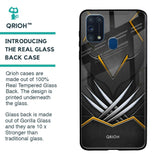 Black Warrior Glass Case for Samsung Galaxy M31