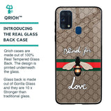 Blind For Love Glass case for Samsung Galaxy M31