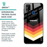 Abstract Arrow Pattern Glass Case For Samsung Galaxy M31