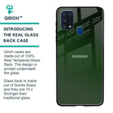 Deep Forest Glass Case for Samsung Galaxy M31