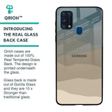Abstract Mountain Pattern Glass Case for Samsung Galaxy M31