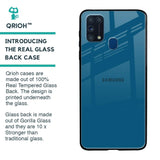 Cobalt Blue Glass Case for Samsung Galaxy M31