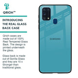 Oceanic Turquiose Glass Case for Samsung Galaxy M31