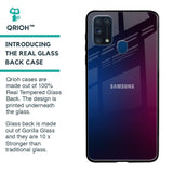 Mix Gradient Shade Glass Case For Samsung Galaxy M31