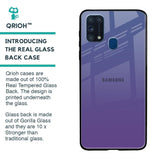 Indigo Pastel Glass Case For Samsung Galaxy M31