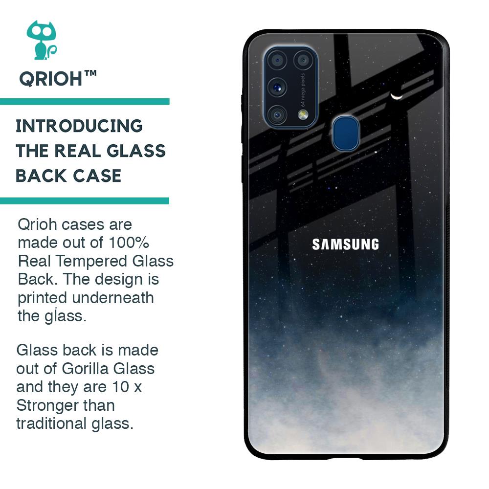 Aesthetic Sky Glass Case for Samsung Galaxy M31