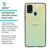 Mint Green Gradient Glass Case for Samsung Galaxy M31