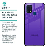 Amethyst Purple Glass Case for Samsung Galaxy M31